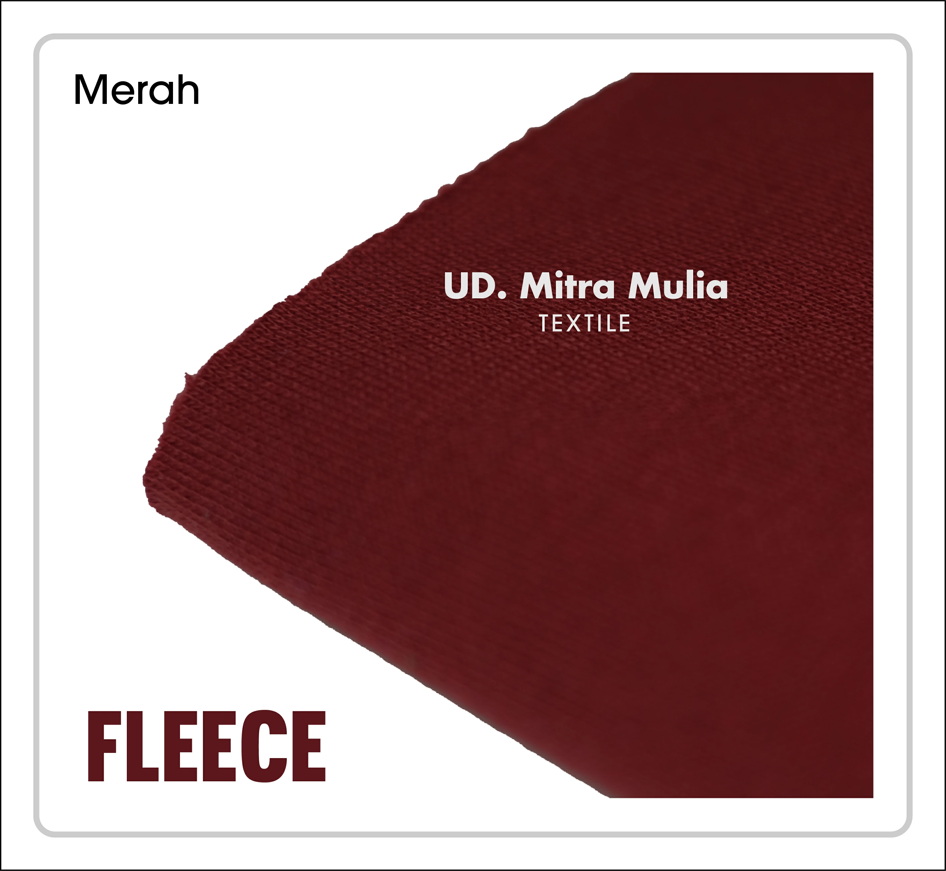 Gambar 2. Fleece Kode Warna Merah Part 2