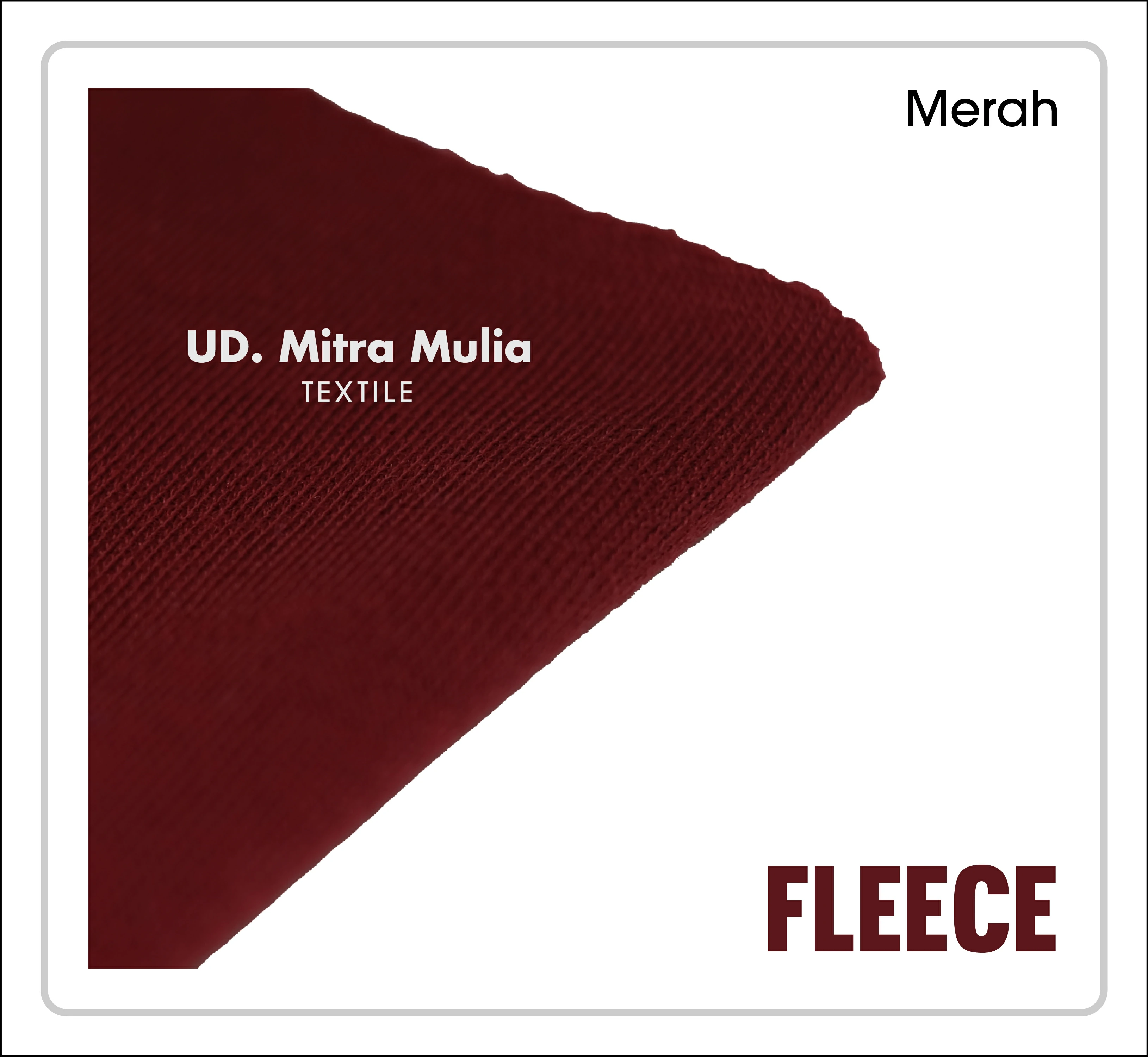 Gambar 3. Fleece Kode Warna Merah Part 3