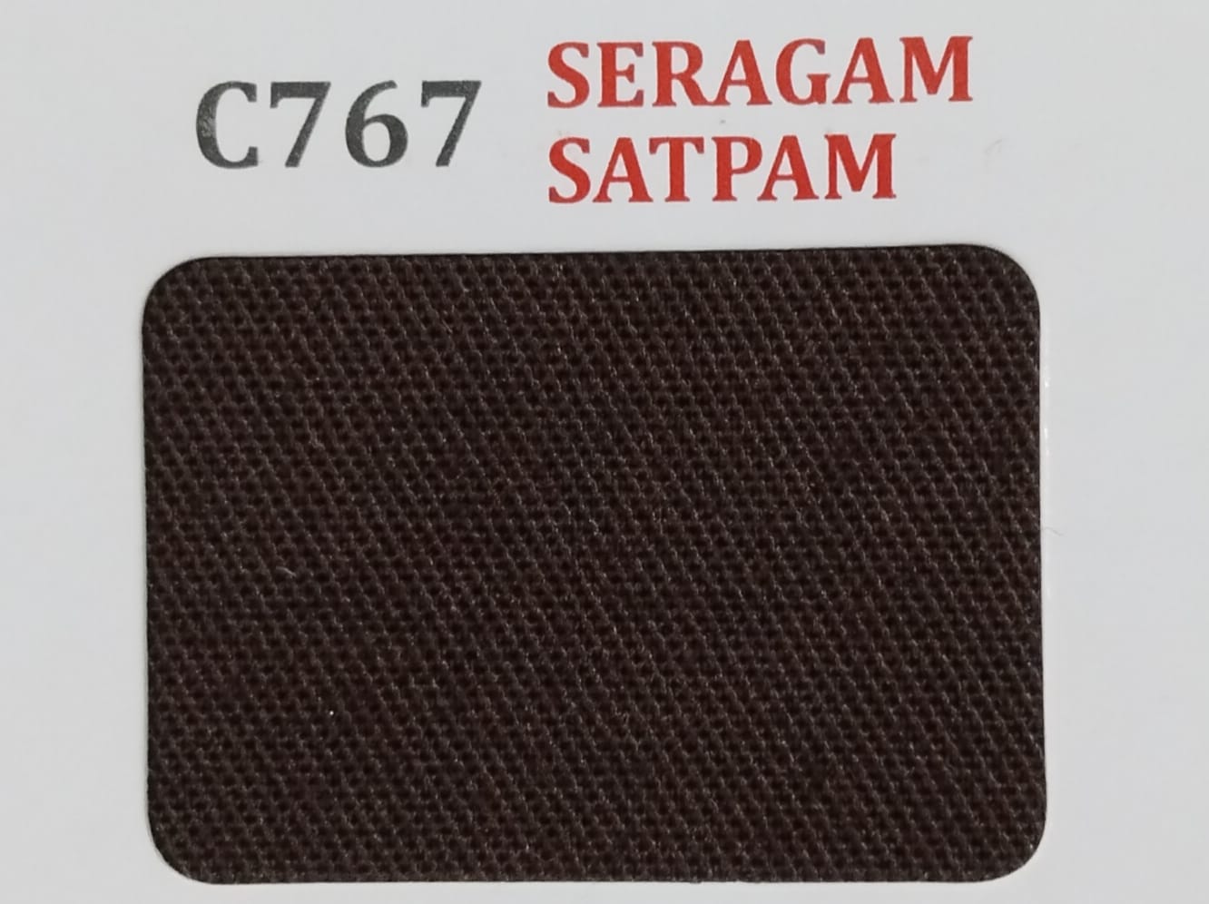 Gambar 1. Unione Kode C767 Warna Coklat Seragam Satpam Part 1