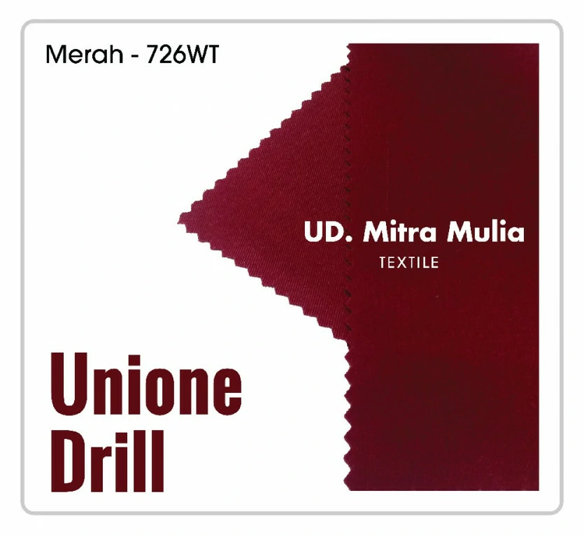 Gambar 1. Unione Kode 726WT Warna Merah Maroon Part 1