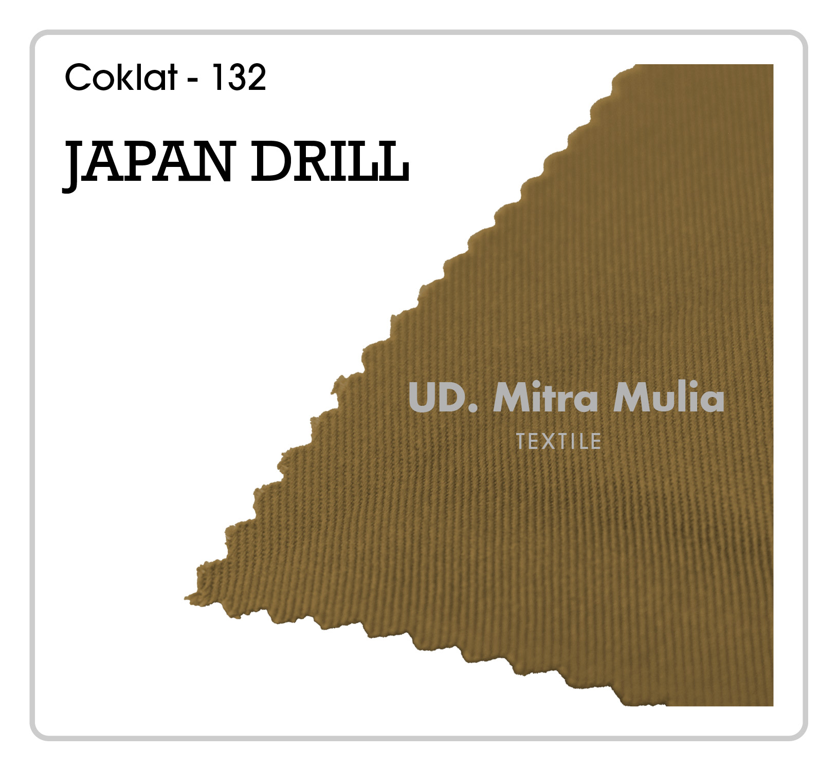 Gambar 2. Japan Drill Kode 132 Warna Coklat PEMDA Part 2