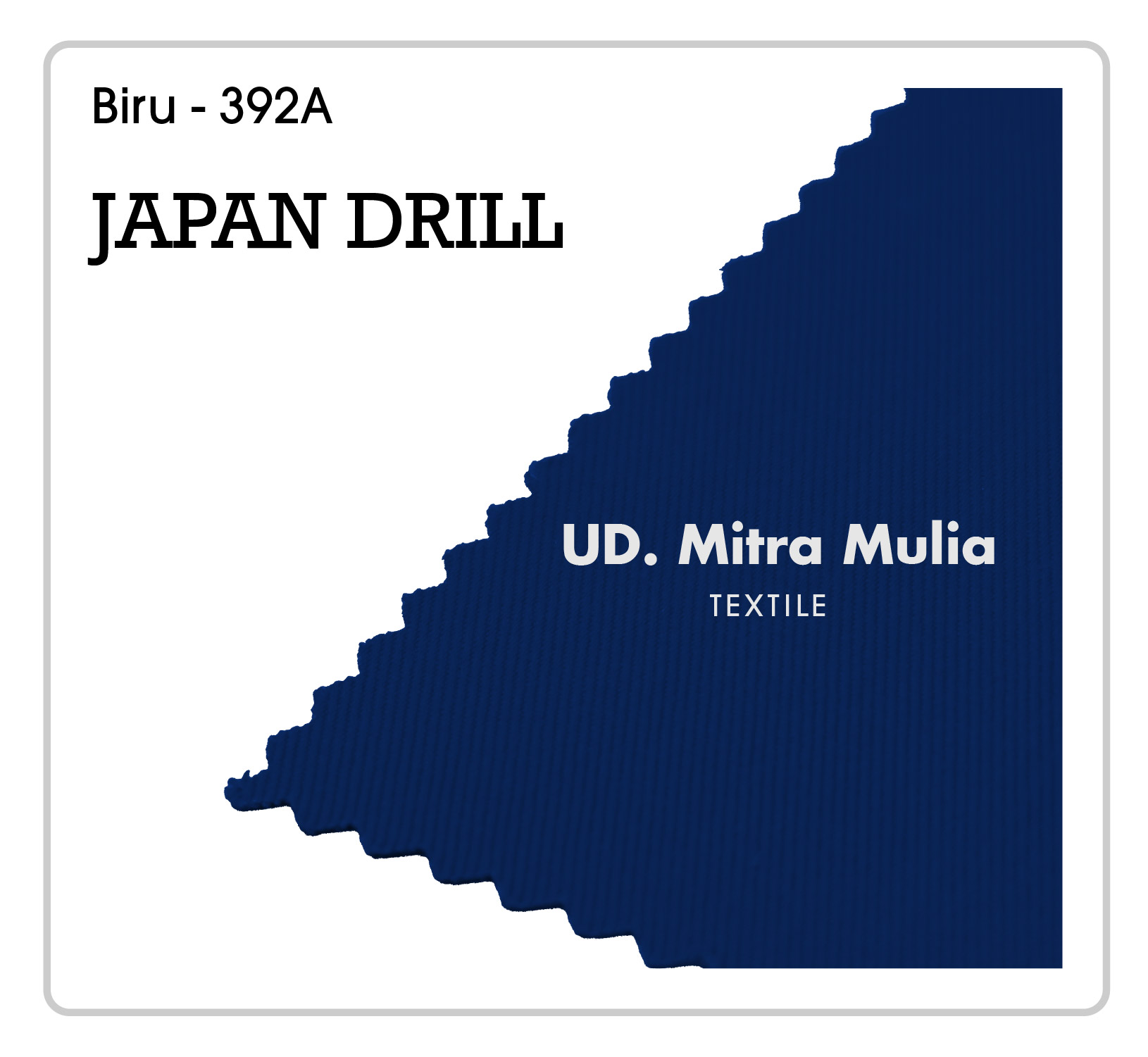 Gambar 3. Japan Drill Kode 392A Warna Biru Part 3
