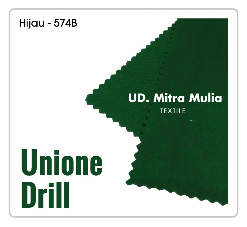 Gambar 1. Unione Kode 574B Warna Hijau Botol Part 1