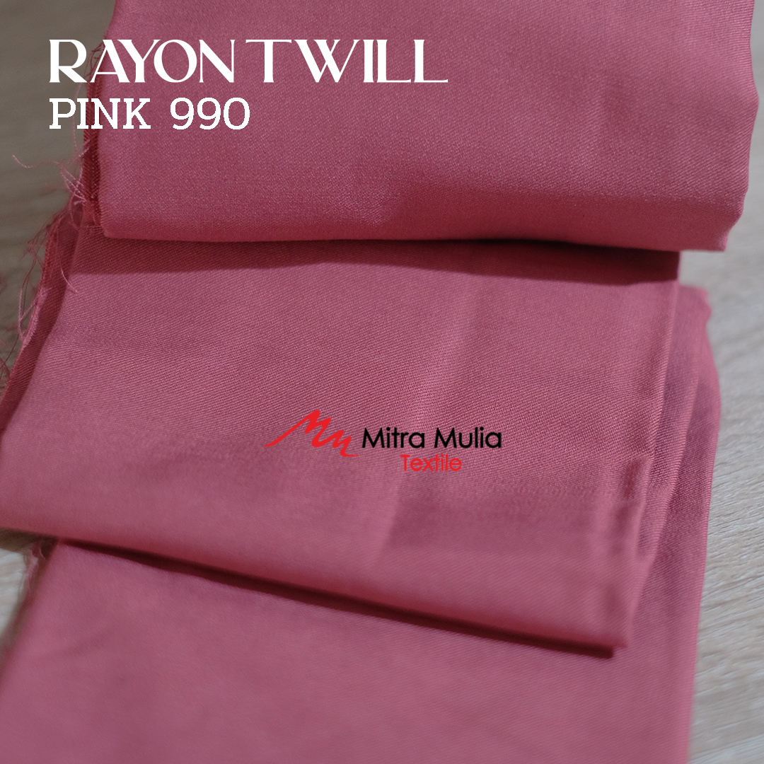 Gambar 2. Rayon Twill Kode 990 Warna Pink Tua Part 2