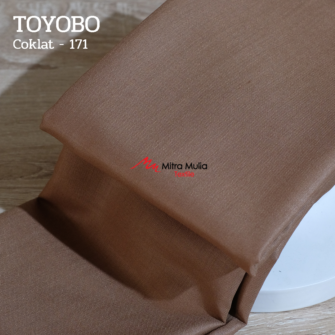 Gambar 1. Toyobo Tojiro Kode 171 Warna Coklat Pramuka Atas Part 1