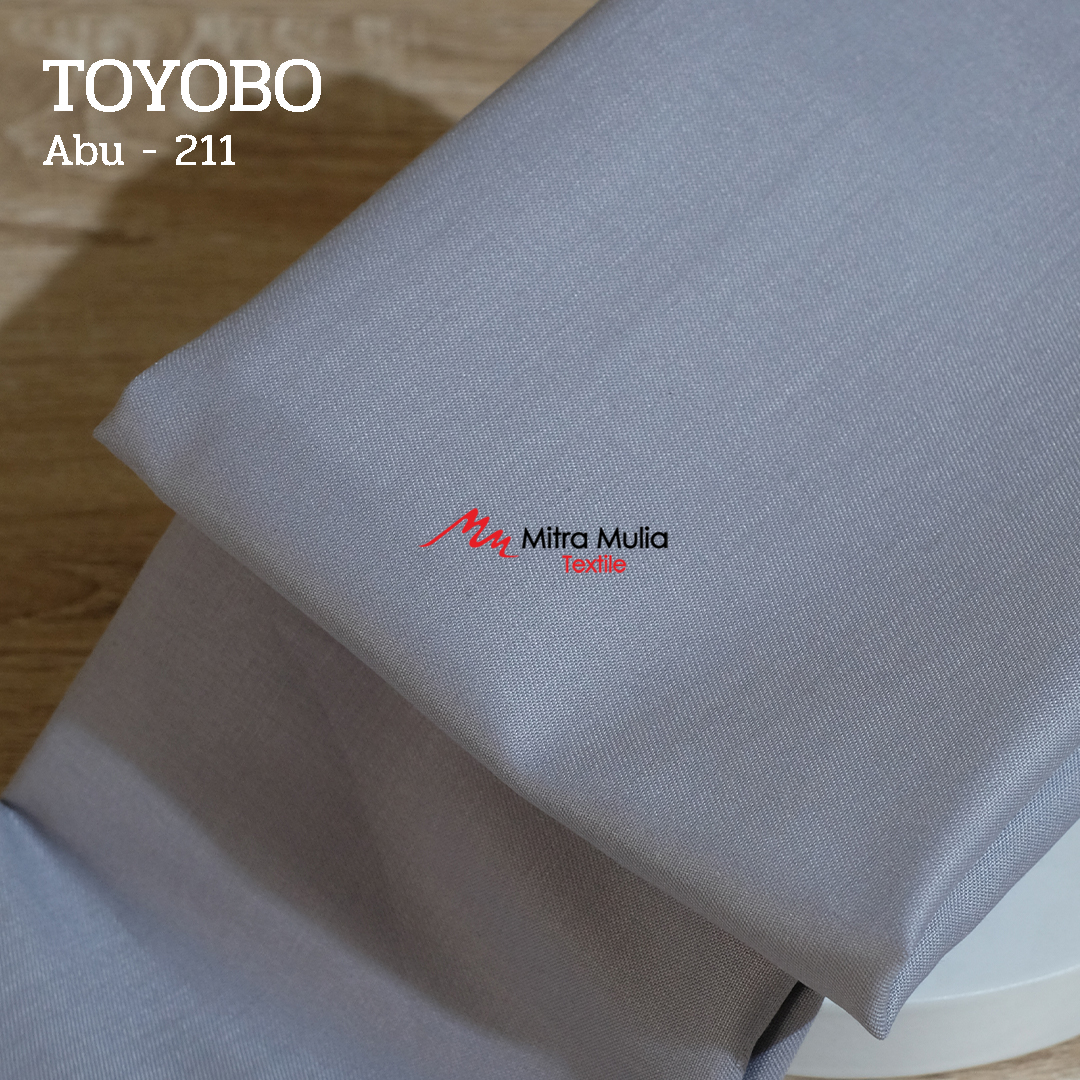 Gambar 1. Toyobo Tojiro Kode 211 Warna Abu Muda Part 1