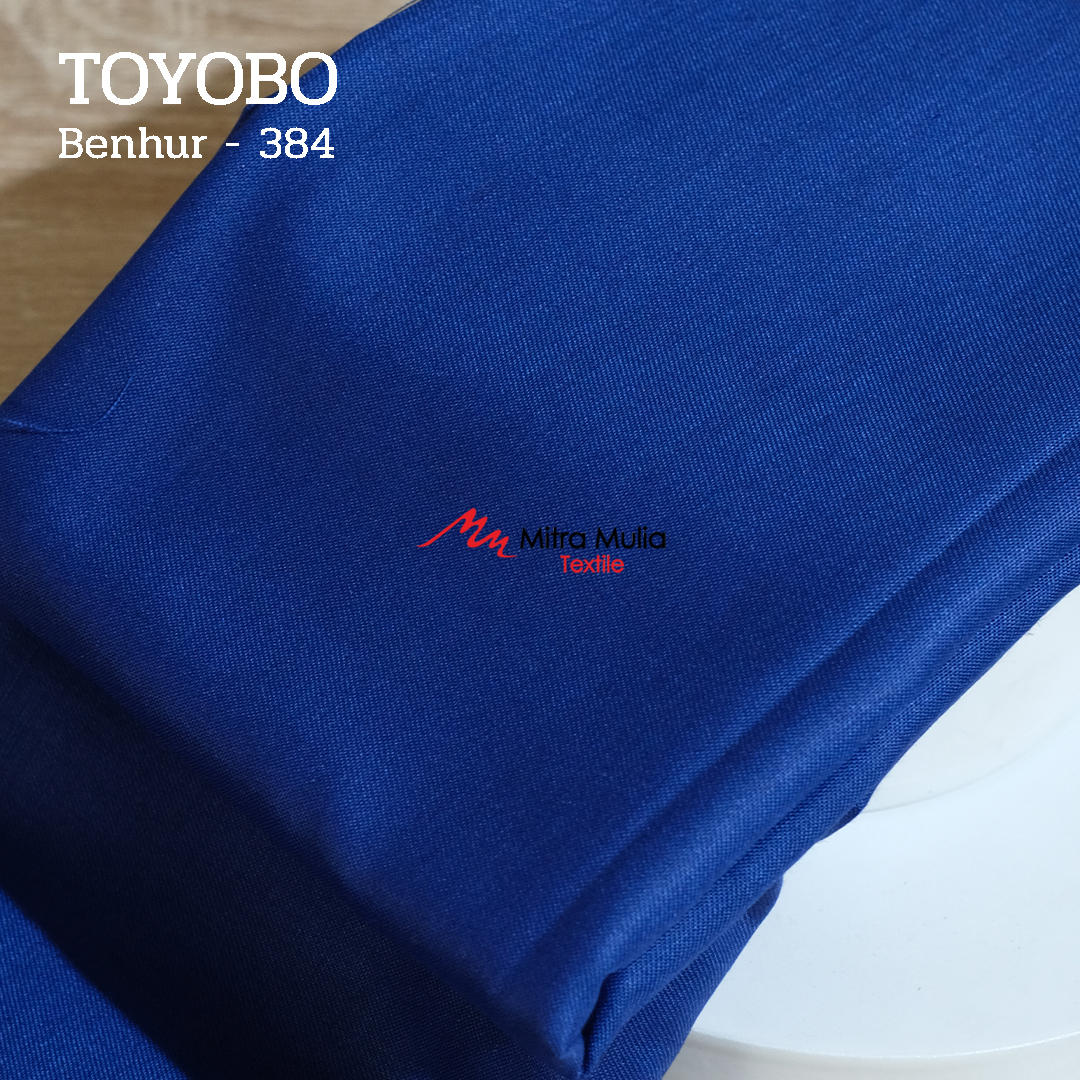 Gambar 1. Toyobo Tojiro Kode 384 Warna Biru Benhur Part 1