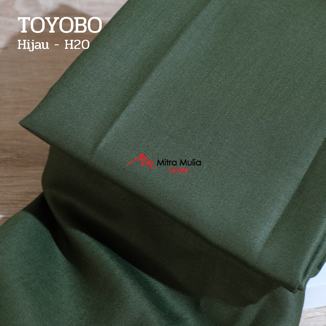 Gambar 1. Toyobo Tojiro Kode 548 Warna Hijau Army atau Tni Part 1