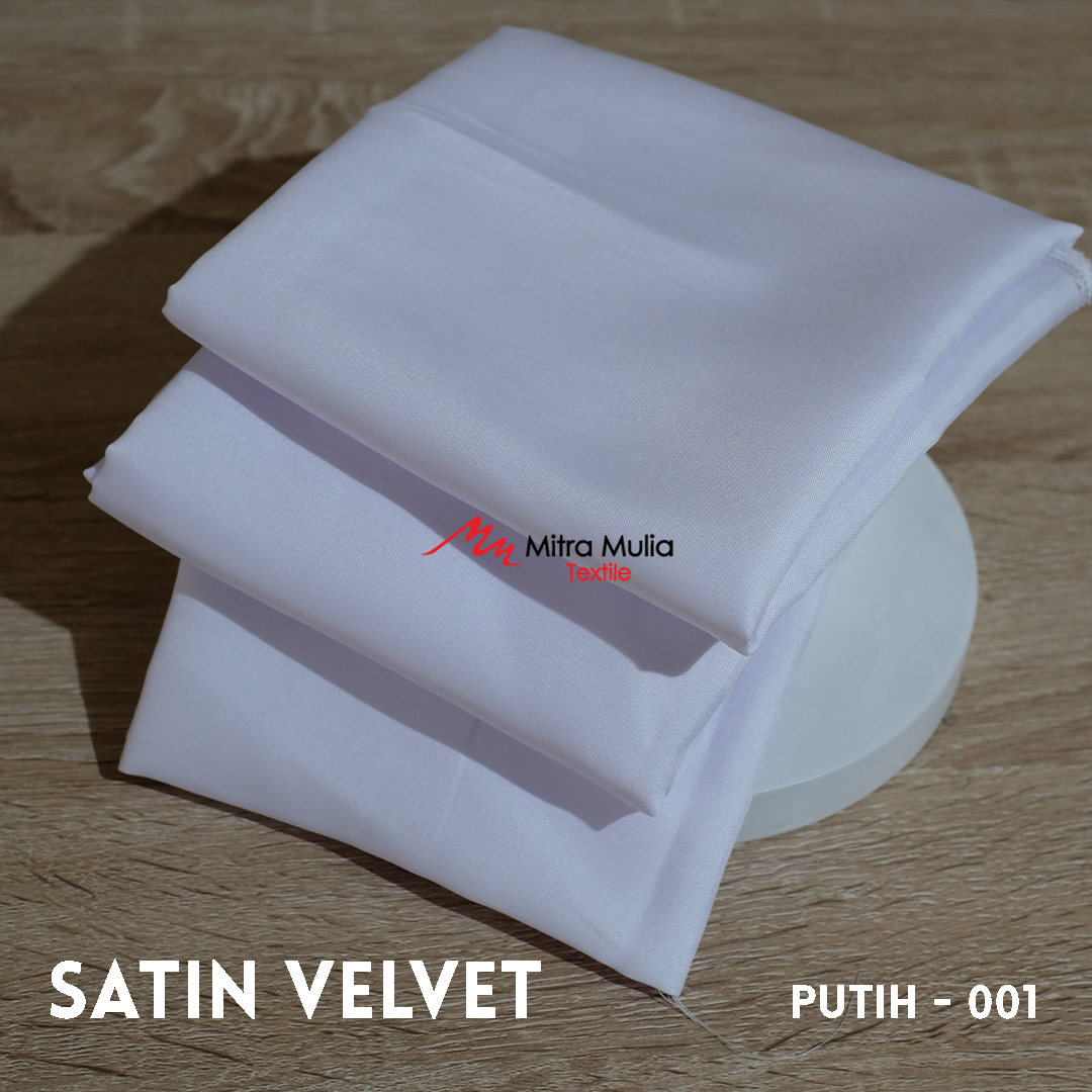 Gambar 2. Satin Velvet Kode 001 Warna Putih Part 2