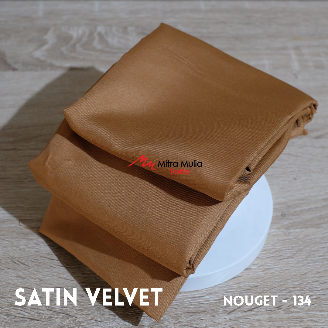 Gambar 2. Satin Velvet Kode 134 Warna Nouget atau Pramuka Atas Part 2