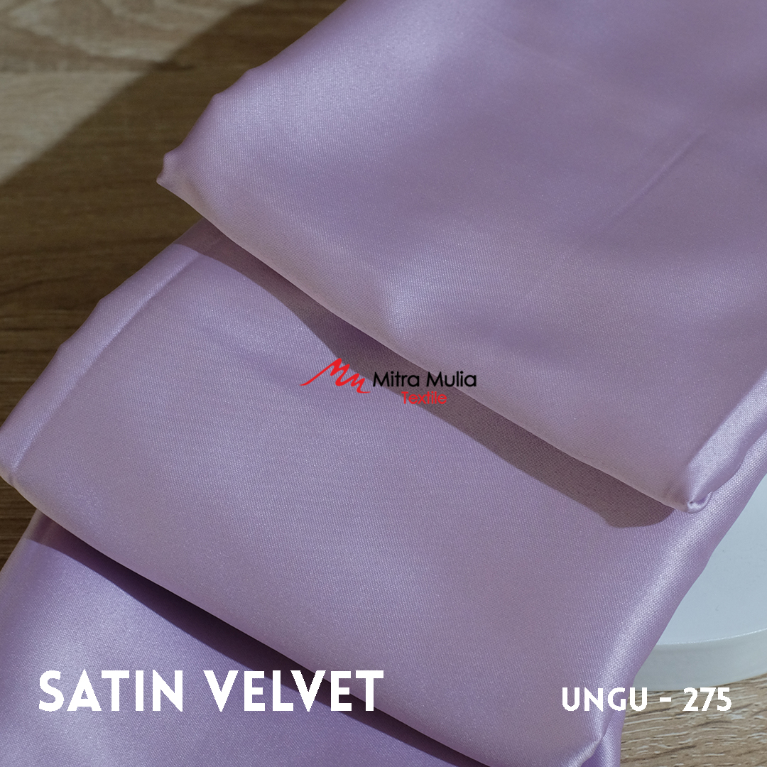 Gambar 1. Satin Velvet Kode 275 Warna Ungu Muda Part 1