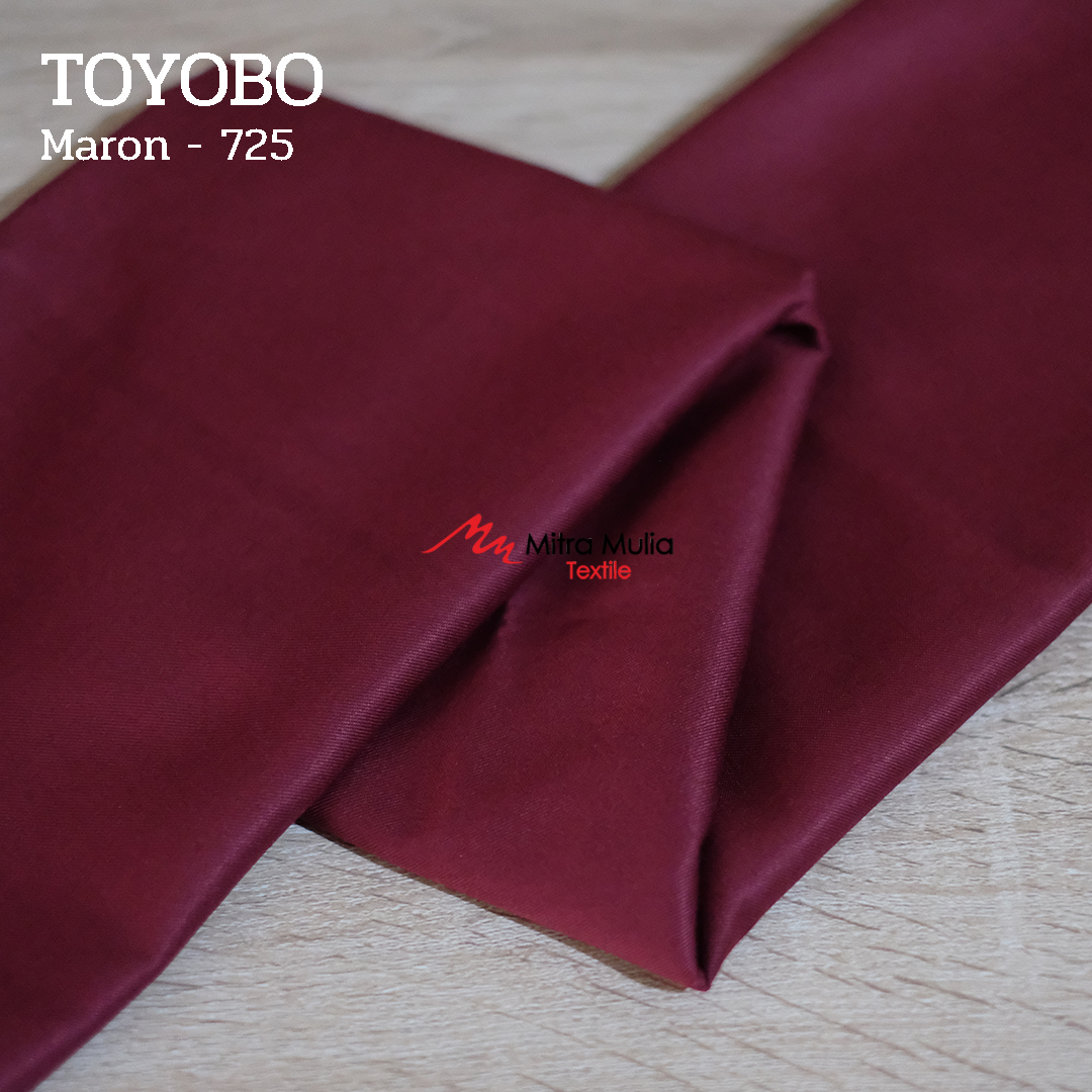 Gambar 1. Toyobo Tojiro Kode 725 Warna Merah Maroon Part 1