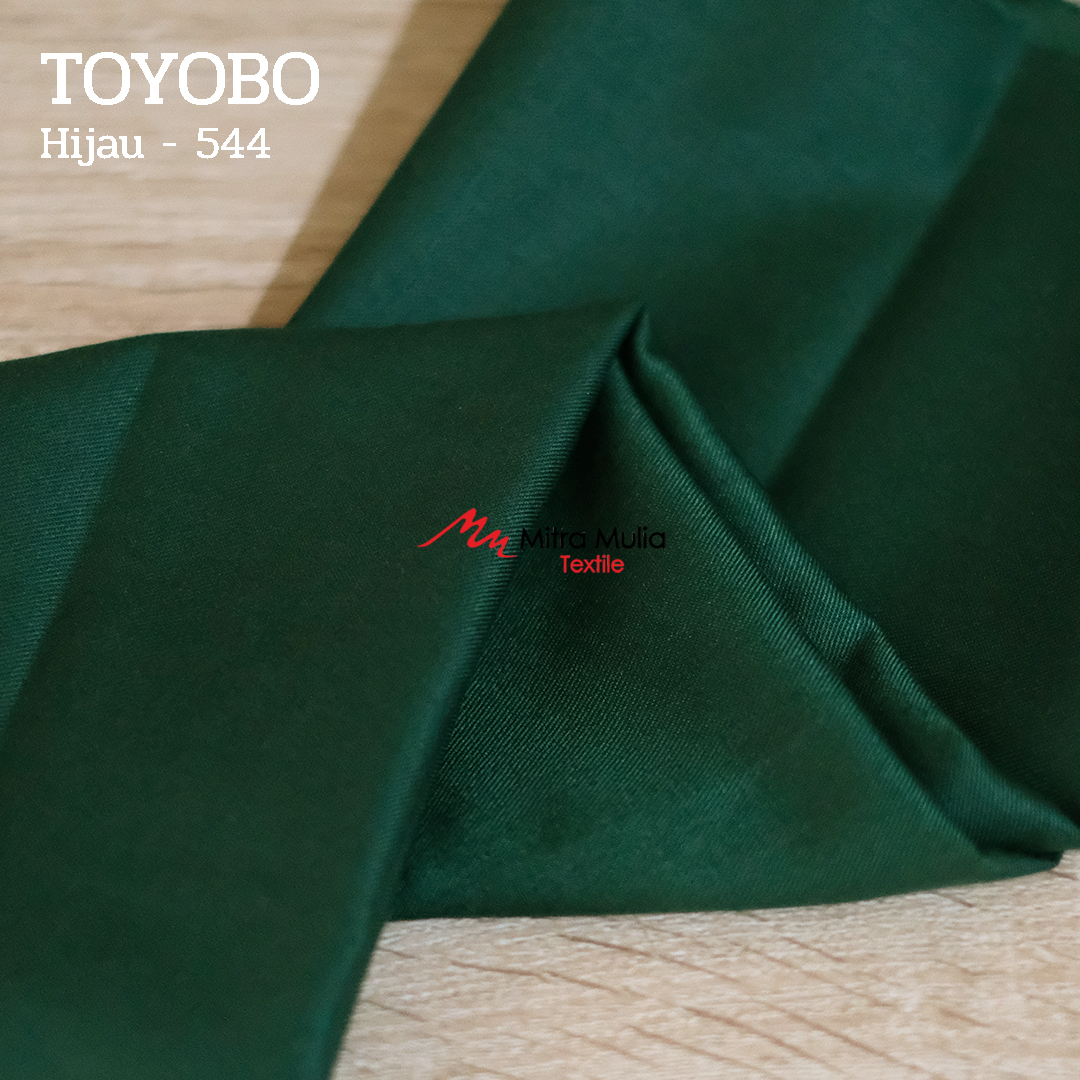 Gambar 1. Toyobo Tojiro Kode 544 Warna Hijau Botol Part 1