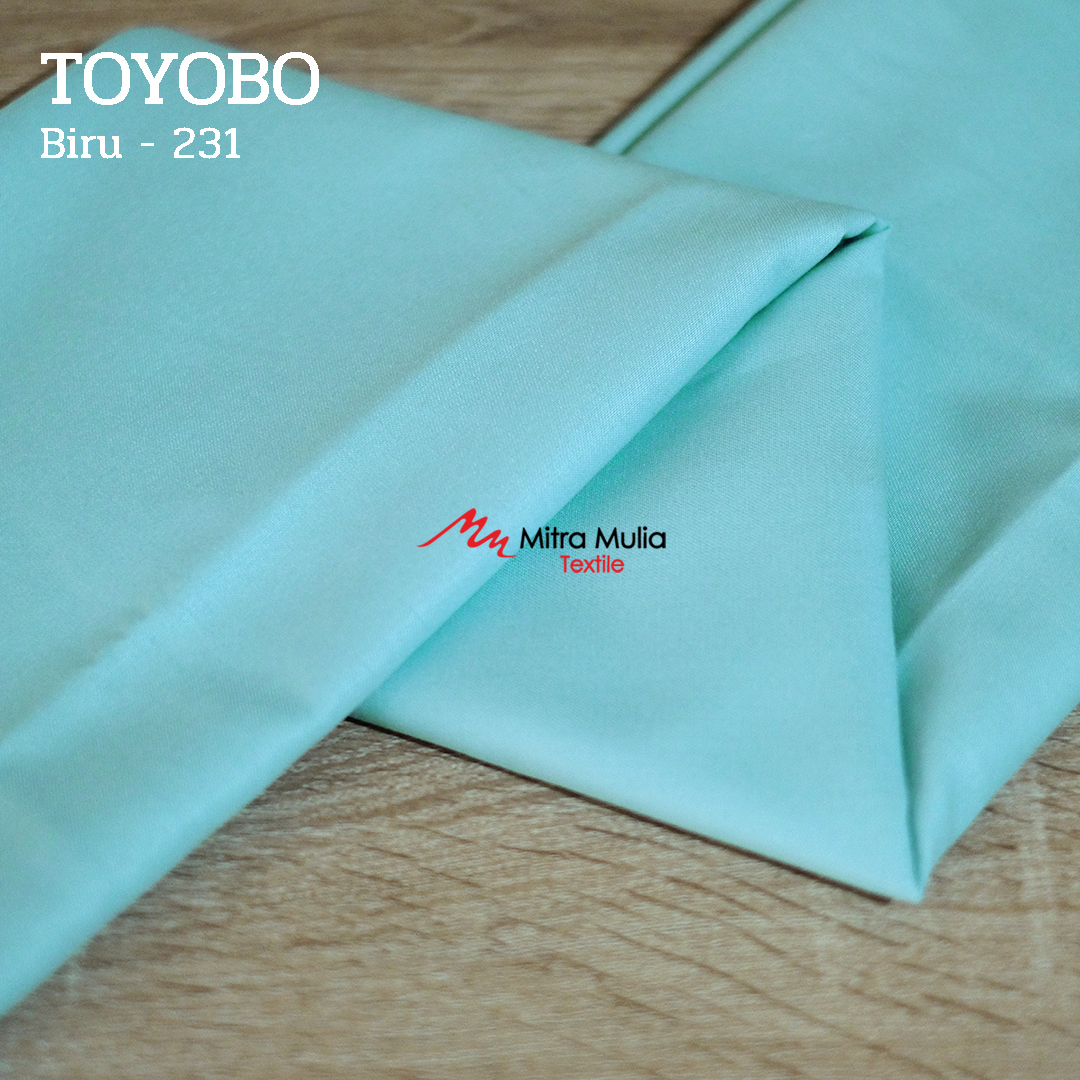 Gambar 1. Toyobo Tojiro Kode 231 Warna Sky Blue Part 1