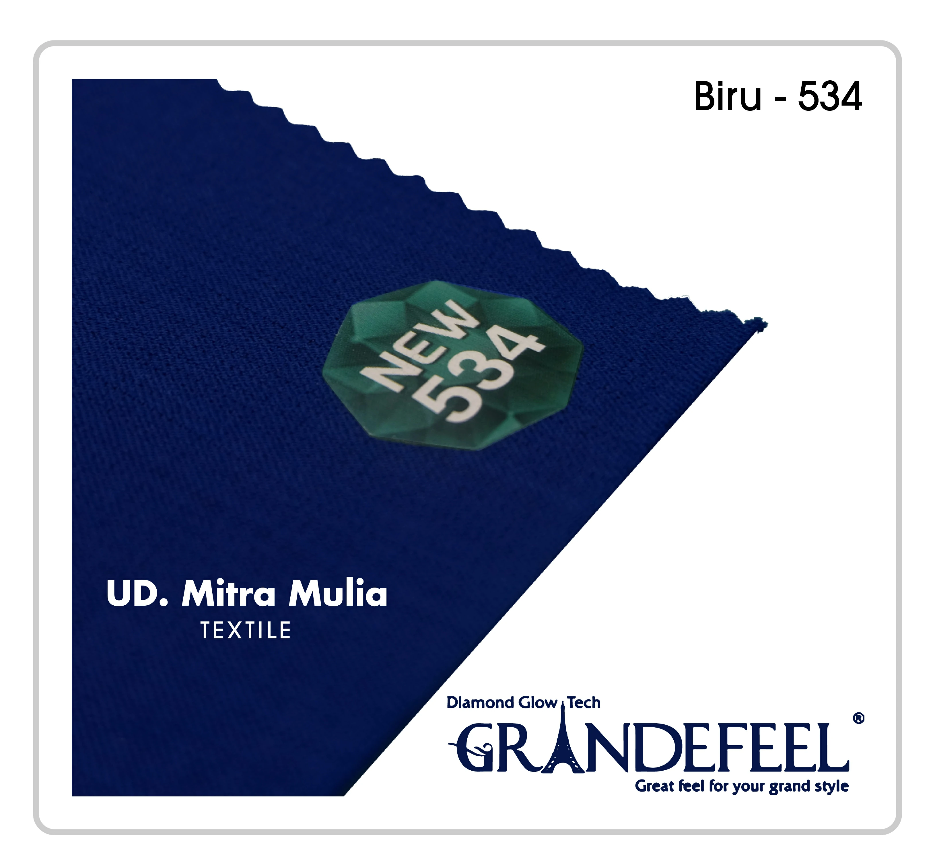 Gambar 1. Grandefeel Kode 534 Warna Biru Part 1