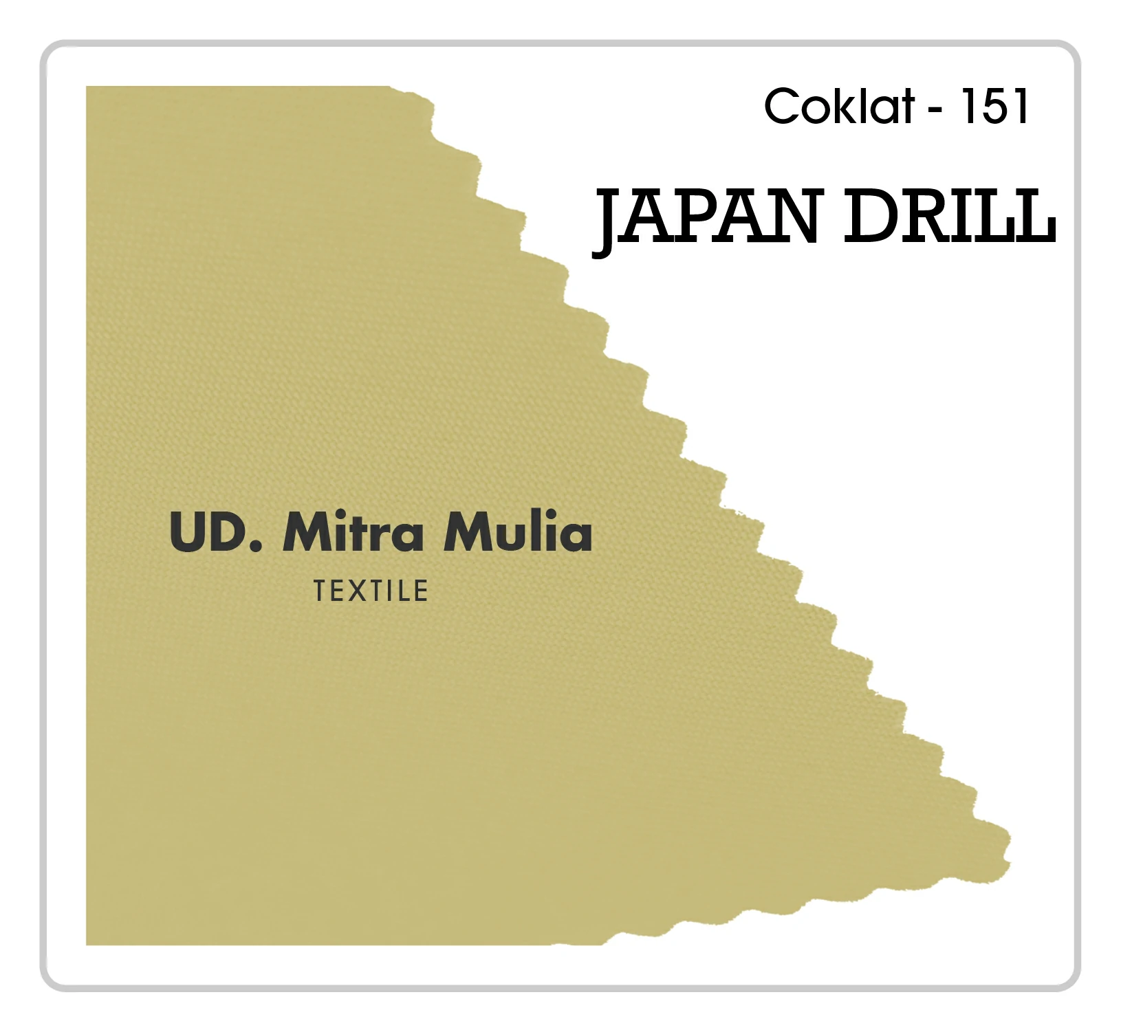 Gambar 3. Japan Drill Kode 151 Warna Cream Part 3