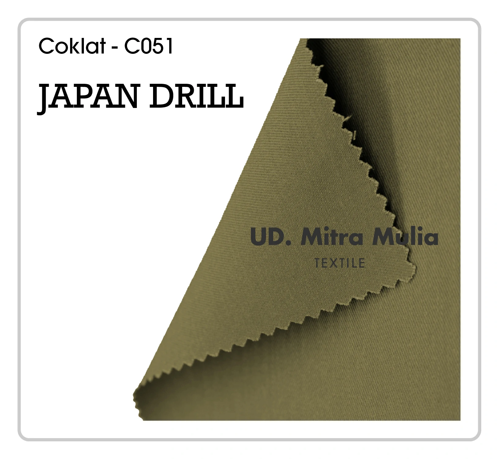 Gambar 2. Japan Drill Kode C051 Warna Coklat Part 2