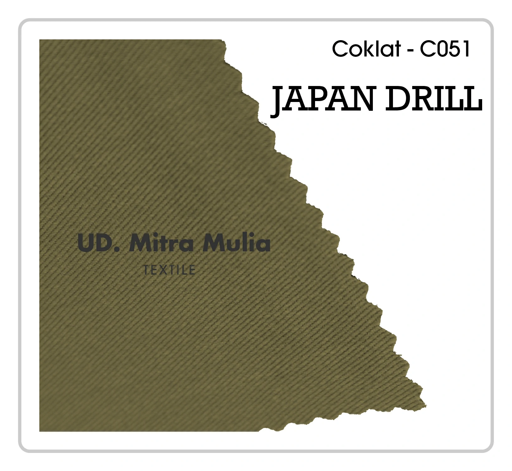 Gambar 3. Japan Drill Kode C051 Warna Coklat Part 3
