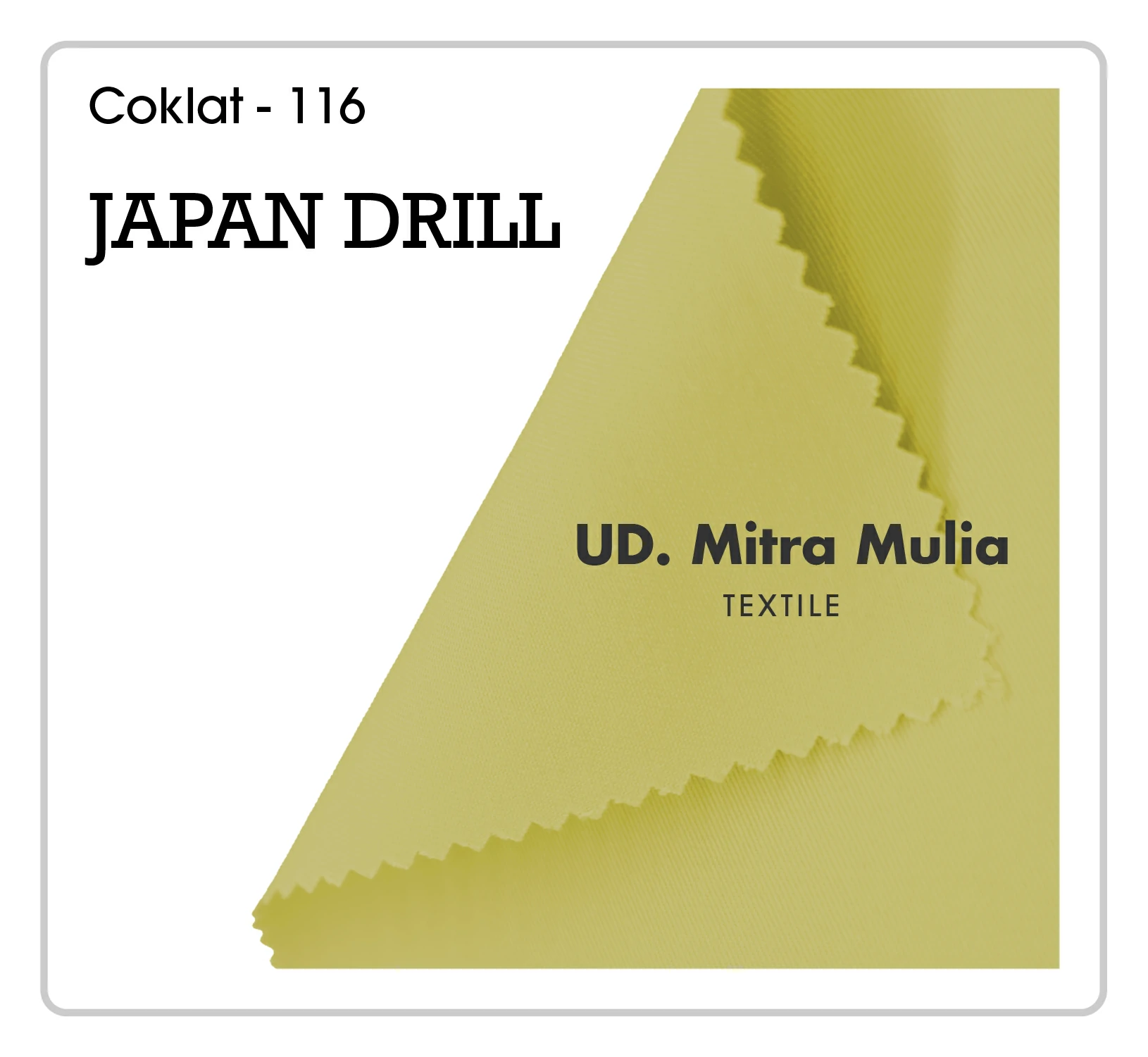 Gambar 2. Japan Drill Kode 116 Warna Coklat Part 2