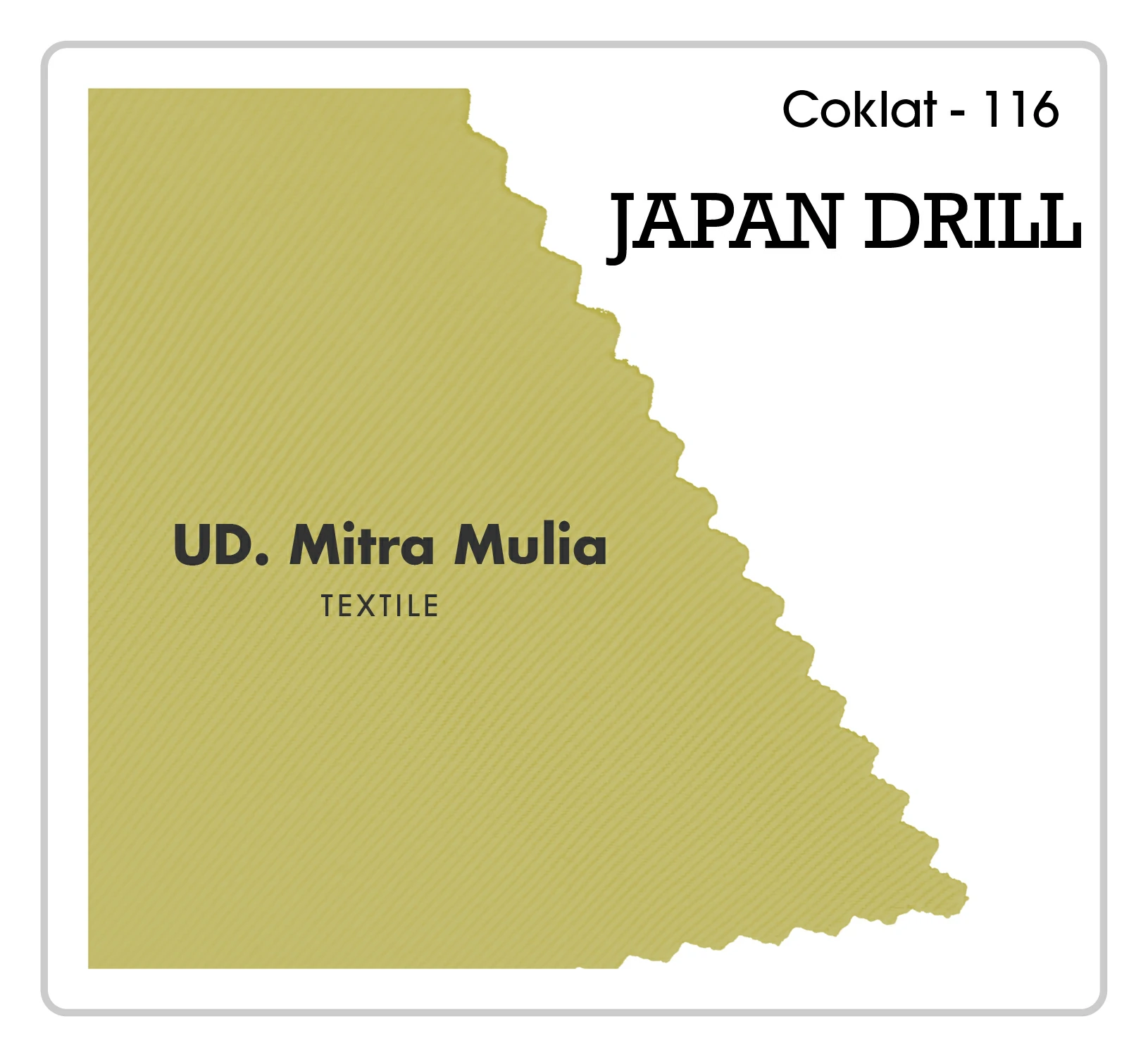 Gambar 3. Japan Drill Kode 116 Warna Coklat Part 3