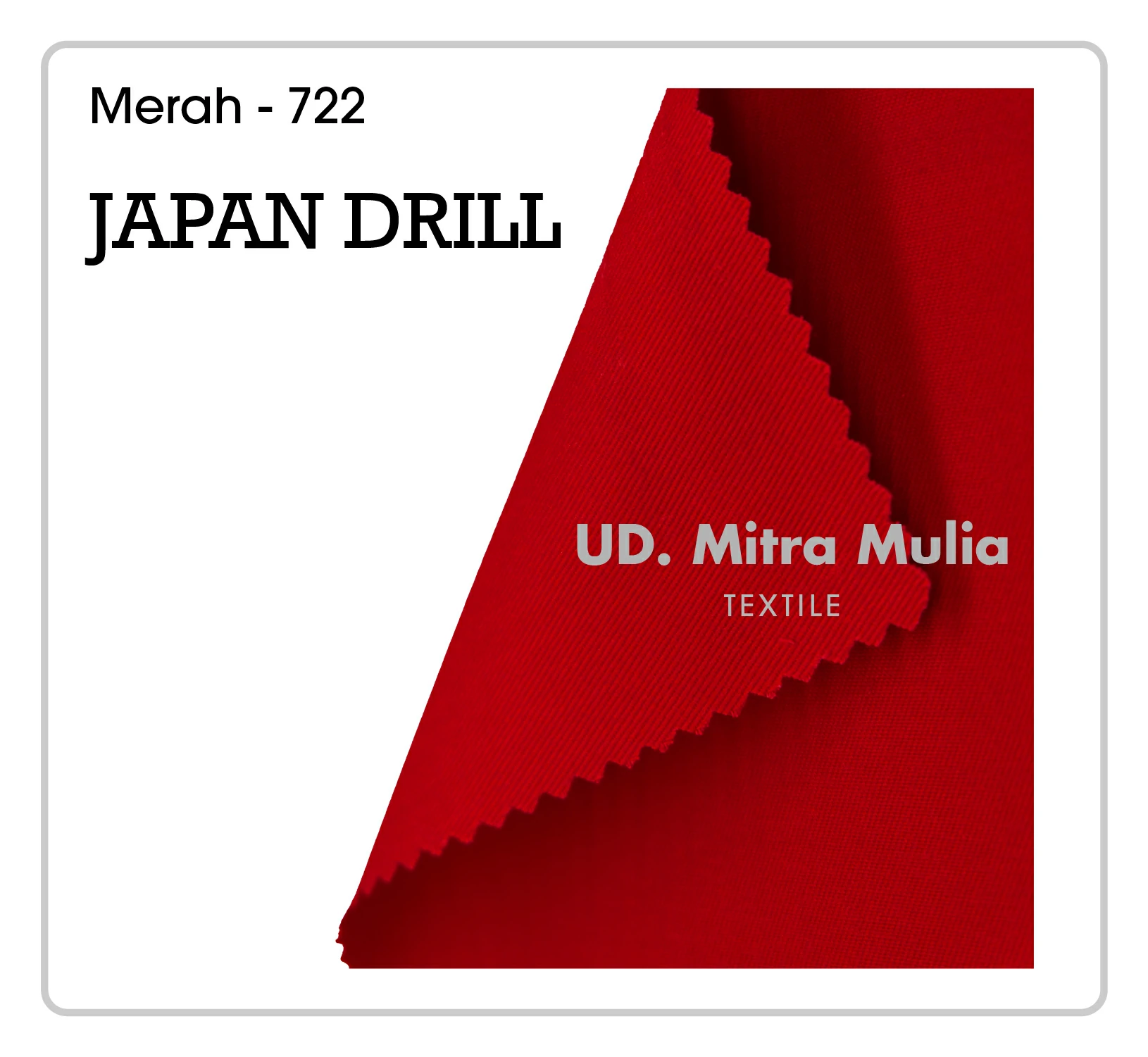 Gambar 2. Japan Drill Kode 722 Warna Merah  Part 2