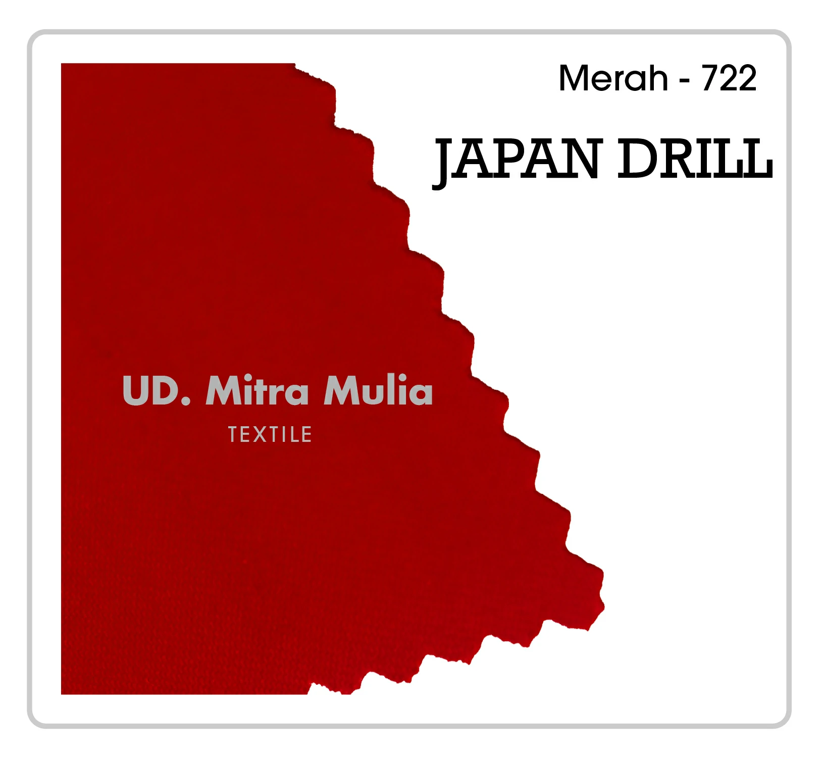 Gambar 3. Japan Drill Kode 722 Warna Merah  Part 3