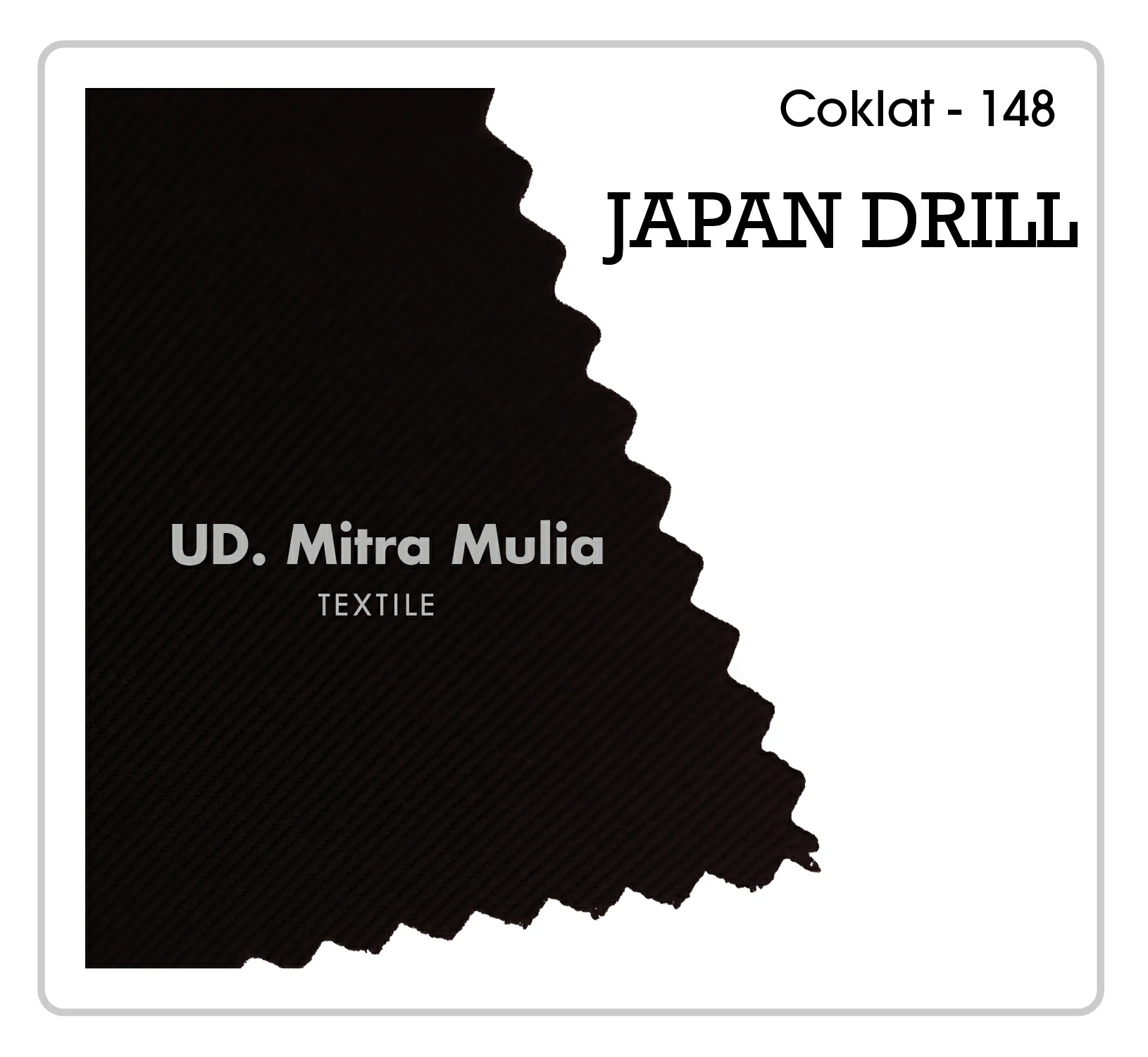 Gambar 3. Japan Drill Kode 148 Warna Coklat POLRI Part 3