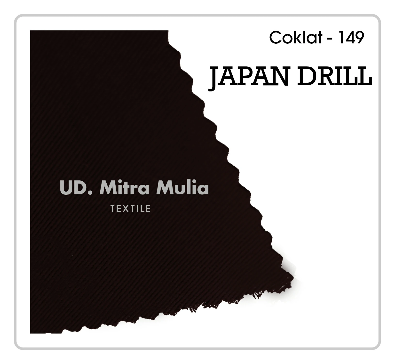 Gambar 3. Japan Drill Kode 149 Warna Coklat POLRI Part 3