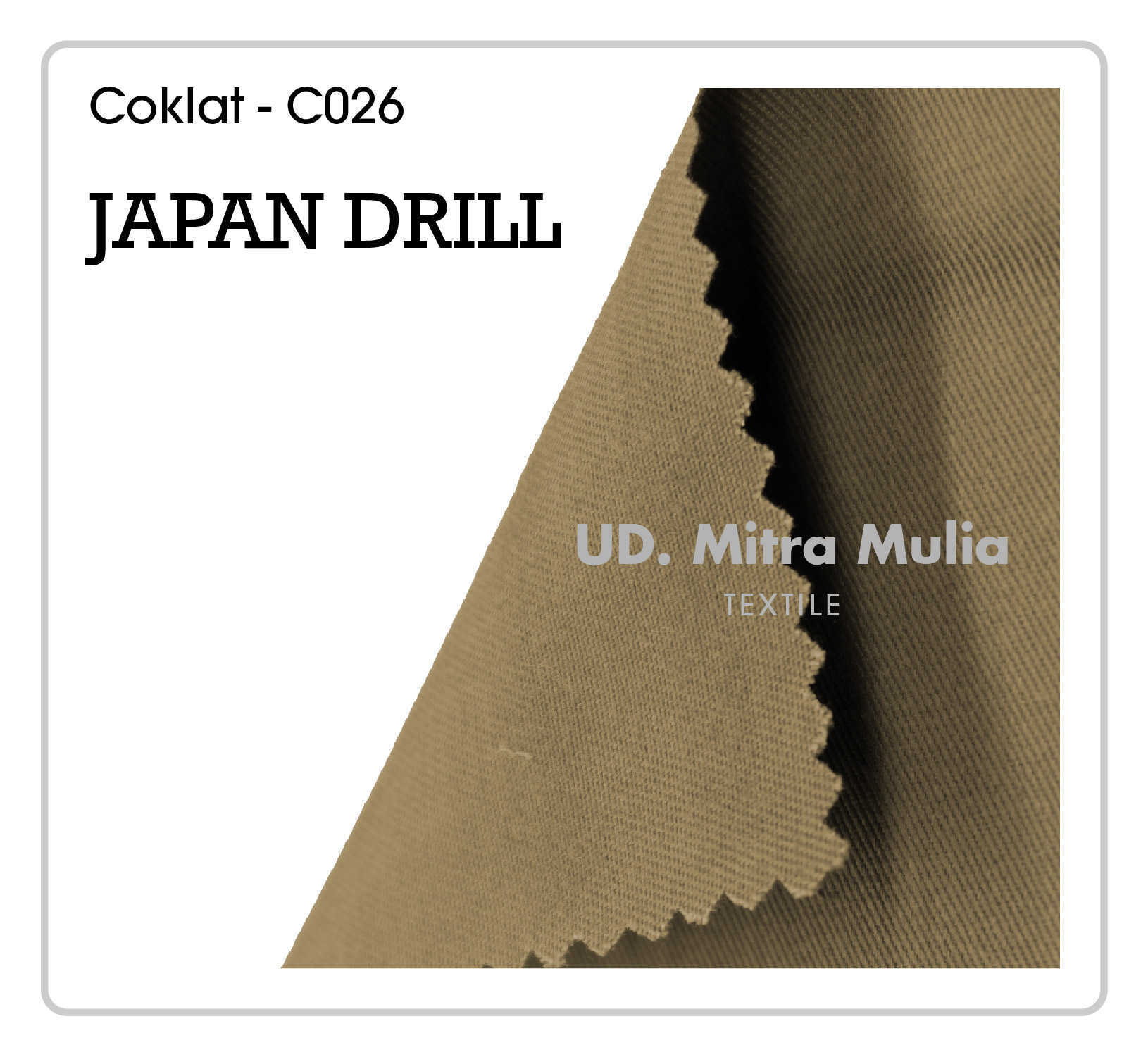 Gambar 2. Japan Drill Kode C026 Warna Coklat Muda Part 2