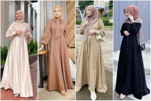 5 Inspirasi Model Gamis Trendy 2024