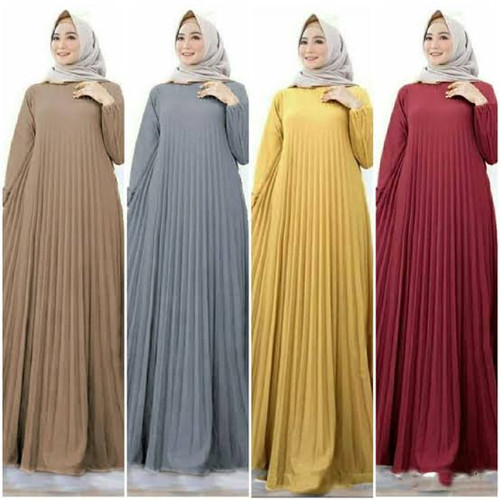  Gamis plisket