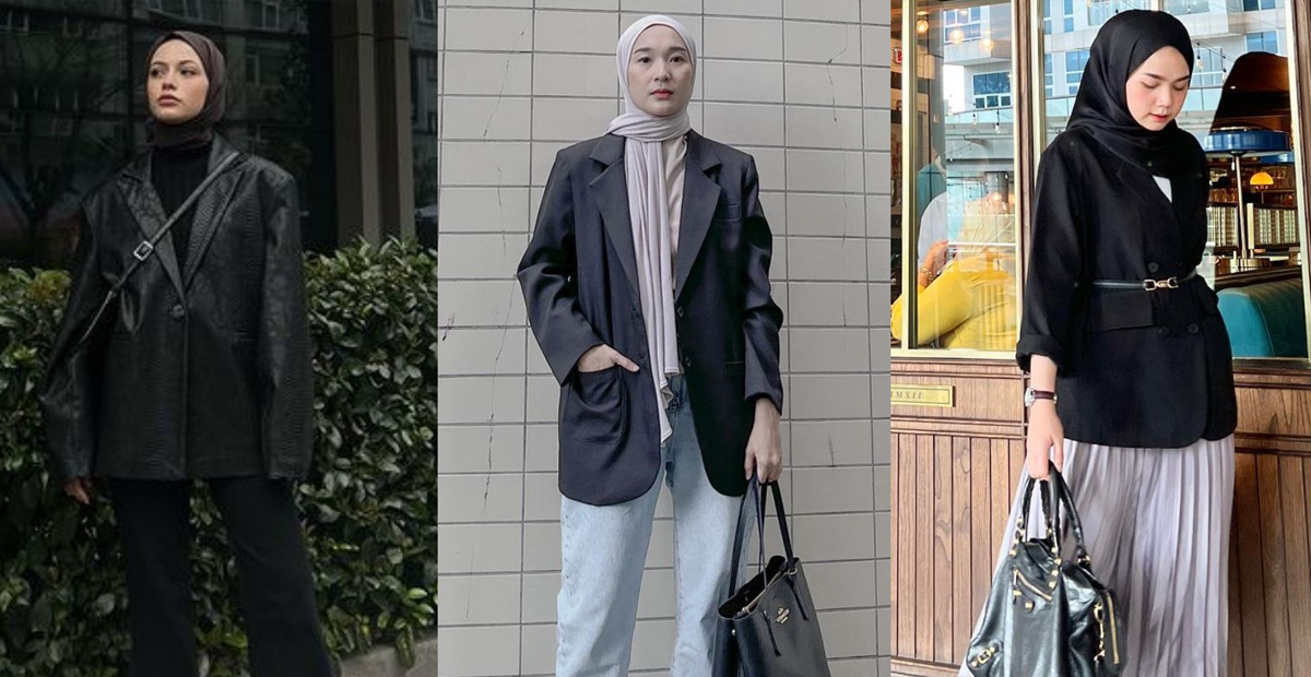 Tips OOTD Blazer Wanita dan Hijab Untuk Acara Formal